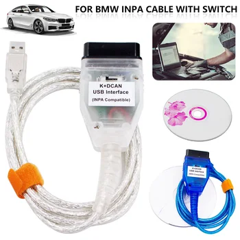 Masina de Diagnosticare Conector Cablu pentru BMW INPA K+can INPA K-DCAN OBD2 Scanner Portabil Profesional Auto Cod Diagnostic Tool