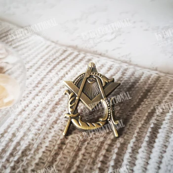 Masonice Ace de Rever Francmasoneria Insigna Mason Mason BLM6 dimensiune 2.5*3.3 cm Antic Rafinat simplu oameni de afaceri accesorii