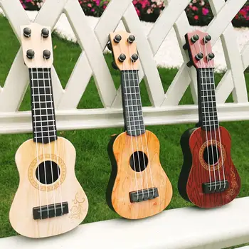 Mini Chitara Cu 4 Corzi Clasice Ukulele, Chitara Instrumente Muzicale de Jucărie pentru Copii, pentru Copii, Incepatori Educație Timpurie Mici Chitara