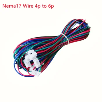 nema17 motor pas cu pas cablu RepRap motor cabluri asamblare 4pin să 6pini cablu 42 motor sârmă XH2.54 conector 100cm nema 17 sârmă