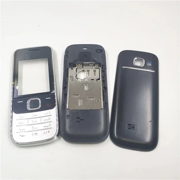 Noi Locuințe Complet Pentru Nokia 2730C 2730 Fata Masca Acoperire Cadru Caz+Capac Spate/baterie Capac Usa+Tastatura