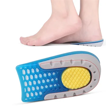 Nou 1 Pereche De Tălpi De Pantofi Respirabil Jumătate Branț Spori Toc Introduce Pantofi De Sport Pad Pernă Unisex Înălțime Crește Tălpi 2021