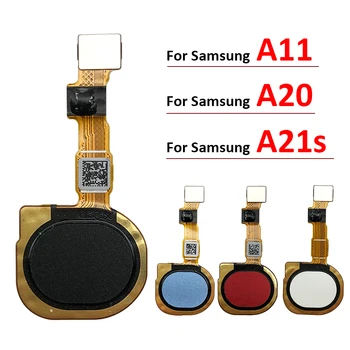 Nou Pentru Samsung A11 A115F A20 A205F A21S A217F Senzor de Amprentă digitală se Întoarcă Acasă Tastă Meniu Butonul Flex Cablu Panglică