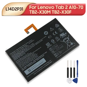 Original Inlocuire Baterie L14D2P31 Pentru Lenovo Tab 2 A10-70 TB2-X30M TB2-X30F Bateriei Tabletei 7000mAh