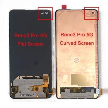 Original Pentru Oppo Reno3 Pro 4G CPH2035 Reno 3 Pro 5G LCD Display Ecran+Panou Tactil Digitizer Pentru Reno 4 Pro 4G 4 Pro 5G de Afișare