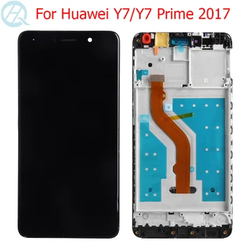 Original Y7 2017 Display Pentru Huawei Y7 Prim-2017 LCD Cu Rama 5.5