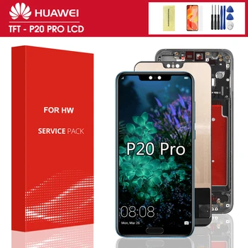 Pentru Huawei P20 Pro tv LCD Display Touch Screen Digitizer Asamblare p20 Ecran pro +rama Pentru Huawei P20Pro P20PLus CLT-AL01screen