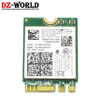 Pentru Intel Wireless-AC 7260 7260NGW BT4.0 Wireless WLAN Card Bluetooth 04X6007 04W3806 pentru Thinkpad X1 Carbon 20A7 20A8