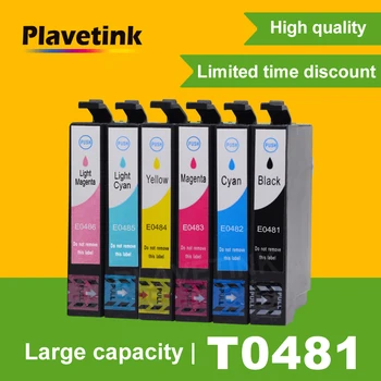 Plavetink T0481-T0486 Compatibil Full Cartușele de Cerneală Pentru Epson Stylus Photo R200 de mărcile de oțel r220 R340 RX500 RX600 RX620 RX640 Imprimante