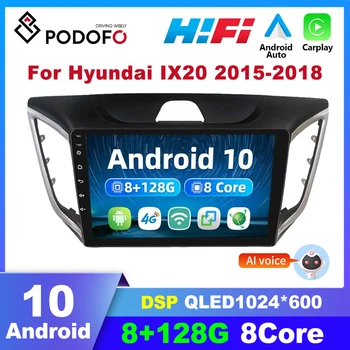Podofo Android Radio Auto Pentru Hyundai Creta IX25 2015-2018 Carplay Multimedia Player Video de Navigare GPS Stereo 2 Din Autoradio