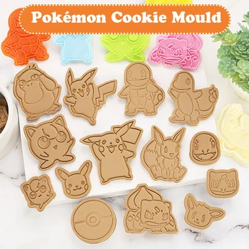 Pokemon Creative Personaj de Desene animate Cookie Cuțit de Desene animate DIY Pâine Mucegai Cookie Ștanțare Embossing Tort Mucegai de Copt Instrument de Jucărie