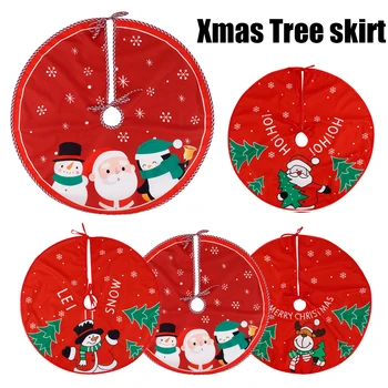 Pomul de crăciun Fusta Imprimate Fusta Copac Creative Xams Copac Jos Decor Crăciun Fericit Decoaration pentru Acasă Navidad Ornamente