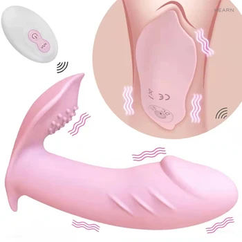 Portabil Fluture Dildo Vibrator punctul G Jucarii Sexuale pentru Femei 10 Viteze Stimulator Clitoris Control de la Distanță Chilotei Vibratoare