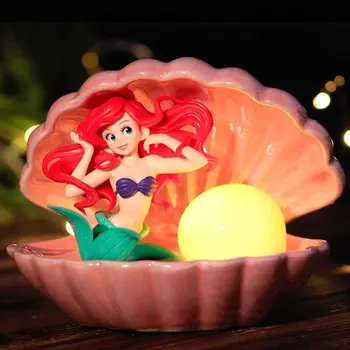 Printesa Disney Ariel Mica Sirena 10cm Figura de Acțiune de Colectare Jucarii Jucarii si Cadouri pentru Copii