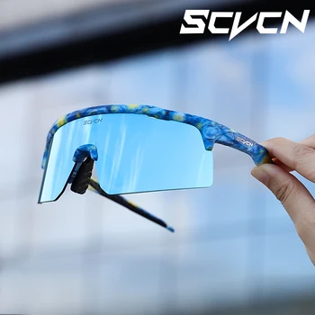 SCVCN Bărbați ochelari de Soare Polarizat Produsului Ochelari Fotocromatică Ciclism Ochelari de Soare pentru MTB UV400 Ochelari de Femeie Biciclete Biciclete Ochelari
