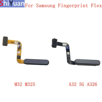 Senzor de amprentă digitală Button Acasă Cablu Flex Panglică Pentru Samsung A32 5G A326 M32 M325 pornire Senzor Touch Flex Piese de schimb