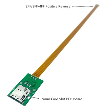 SIM Standard Cablu Slot de Extensie Converter FPC Cablu w/ 30cm 2FF 3FF 4FF Pozitiva Resvers dimensiune la Dimensiune Nano PCB bord fixe