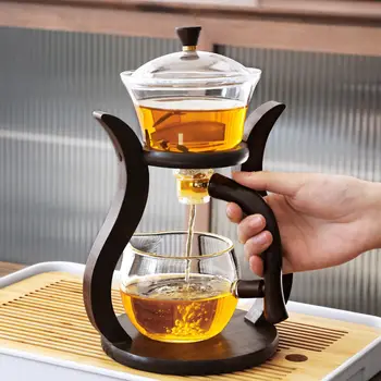 Sticlă Teaware cu Complet Automata a Filtrului Filtru de Ceai Teaset Temperaturi Ridicate rezistente la Explozie Vechi Lampa de Modelare Cadru