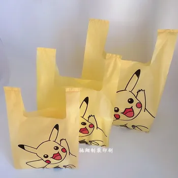 [TAKARA TOMY] Pokemon Pikachu de Desene animate Anime Drăguț Desert Copt Pâine Fast-Food Prânz la Pachet Ambalare Pungă de Plastic A22092213