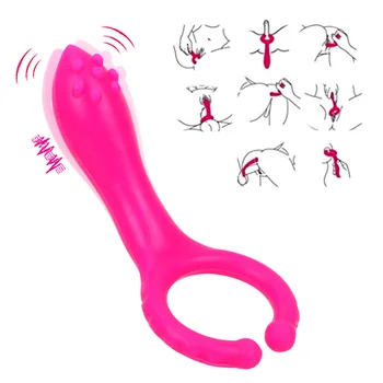 TOTUL Masaj Mamelonului G-spot Vibratoare jucarii Sexuale Pentru Femei Barbati Cuplu Penis artificial Penis Vibrații Clip Vagin, Clitoris Stimulare Anala