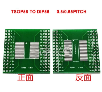 Transport gratuit 5pc TSOP56 TSOP48 să DIP56 Adaptor PCB pentru AM29 seria IC 0.5 mm, 0.65 mm pas transfer de bord