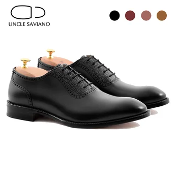 Unchiul Saviano Oxford Nunta Barbati Pantofi Rochie Designer de Moda Handmade Om de Pantofi Office Piele naturala de Afaceri Mans pantofi