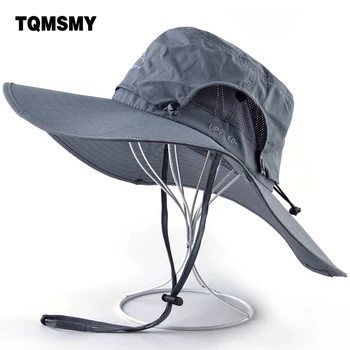Unisex pălării de soare pentru femei Margine Largă Pescar capac Drumetii, camping gorros exterior Impermeabil tesatura pălărie Anti-UV Găleată capace bărbați