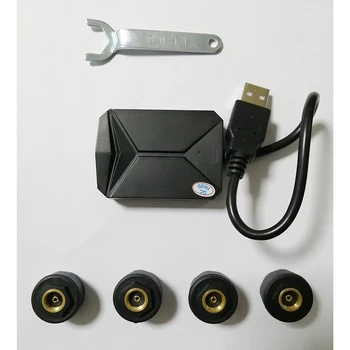 USB TPMS Monitorizare a Presiunii în Anvelope Sistemul Android TPMS Anvelopă de Rezervă Internă Senzor Extern pentru Radio Auto DVD Player