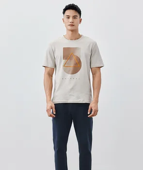 V7891 - Vara noi bărbați cu mânecă scurtă T-shirt de moda American imprimate gât T-shirt
