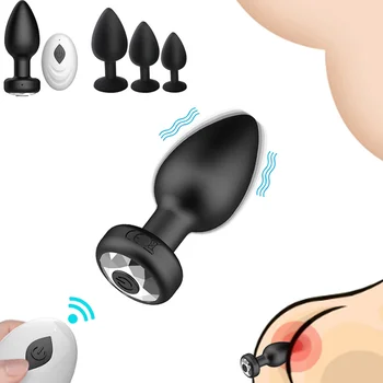 Vibratoare Anale Butt Plug Wireless de control de la distanță Vibratoare Jucarii Sexuale Pentru Barbati Femei Buttplug Prostata Masaj Sextoy Sex-shop