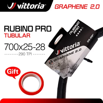 Vittoria Rubino Pro G2.0 Road Bike Tubulare Anvelope 700x25mm 290TPI Formare de Biciclete Rutiere Tubulare All Rounder pentru Orice Stare