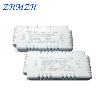 ZHMZH Estompat 60W 80W 105W Transformator Electronic AC220V la sursă de Alimentare de 12V Pentru G4/G5.3 Lampă De Cuarț Lampă Cu Halogen Lampă De Cristal