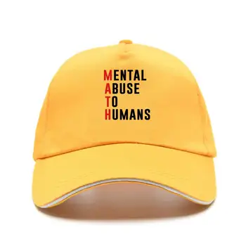 Șapcă de Baseball Bill Pălărie Bărbați matematica abuzuri psihice la om Amuzant Bumbac Alb de sex Masculin Pălărie